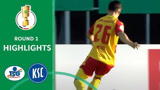 Karlsruhe in goal fever  TSG Neustrelitz vs Karlsruher SC 08  Highlights  DFB Pokal Round 1 [upl. by Chessa]