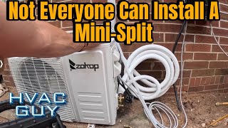 MiniSplit Wasn’t Draining But That Was Just The Beginning hvaclife hvacarmy [upl. by Enogitna]