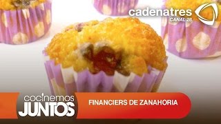 ¿Cómo preparar financiers de zanahoria  How to prepare carrot financiers [upl. by Foskett]