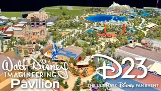 Imagineering Behind the Dreams Pavilion  D23 The Ultimate Disney Fan Event [upl. by Sonahpets]