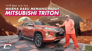 MITSUBISHI TRITON ADVENTURE X  BAGAI FRESH ORANGE YANG BERSINAR [upl. by Wandy694]