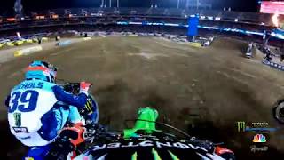 GoPro Cianciarulo  Mcelrath 250 Main Event Highlights  2019 Monster Energy Supercross  Oakland [upl. by Ylrebmi567]