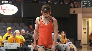 141lbs Tagen Jamison Oklahoma State vs Jordan Titus West Virginia [upl. by Lemieux664]