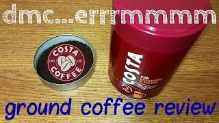 Costa Coffee For Cafetiere amp Filter Roast amp Ground Coffee Review [upl. by Ahsyekal]