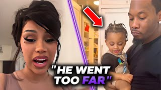 Cardi B PANICS After Offset Asks For A DNA Test  Not His Baby [upl. by Merrell120]