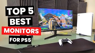 Top 5 Best Monitors for PS5 2024 [upl. by Herculie]