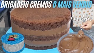 RECHEIO DE CHOCOLATE CREMOSO  MAIS FACIL DO MUNDO [upl. by Molahs]