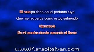 Marc Anthony  Hipocresía KARAOKE [upl. by Joiner]