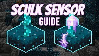 Complete Guide To Sculk Sensors And Calibrated Sculk Sensors [upl. by Artimas]