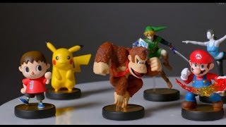 Amiibo  Smash Bros Figures  E3 2014 [upl. by Esinereb]