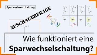 Sparwechselschaltung  Wie funktioniert sie  Installationsschaltungen  Elektroniker [upl. by Nabalas]