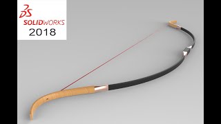 how to design bow in solidworks  solidworks  loft  hindi  bow  practice tutorial [upl. by Shalom]