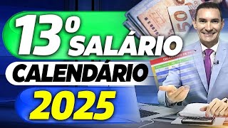 ACABA de SAIR no DIÁRIO OFICIAL NOVAS DATAS de PAGAMENTO 13º SALÁRIO INSS  CALENDÁRIO 2025 [upl. by Ytok]