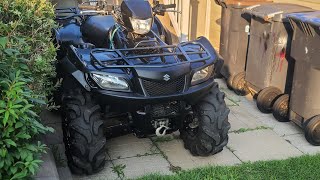 Suzuki King Quad 700 oil change [upl. by Atnoled]