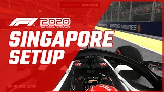 F1 2020 Singapore Car Setup  Good RaceCareer Mode Setup [upl. by Bashuk]