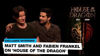 Matt Smith and Fabien Frankel on House Of The Dragon and their fave albums [upl. by Ennobe234]