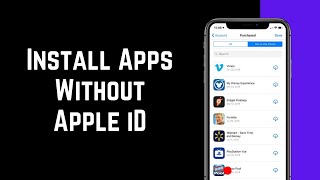 How to Install Apps Without Apple iD  Download Apps On iPhone Without Apple iD amp Password 2023 [upl. by Suiramed601]