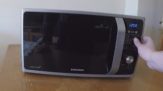 Unboxing Microondas com Grill Samsung MG23F301TAS [upl. by Picco]