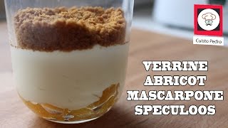 Verrine speculoos abricot mousse mascarpone thermomix tm5 [upl. by Aniv]