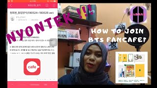 CARA JOIN DAN NAIK LEVEL BTS FANCAFE HOW TO JOIN AND LEVEL UP BTS FANCAFE [upl. by Syah]