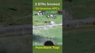 2 Russian BTRs Tear Through Convoy Like Paper Ambush Chaos [upl. by Sheelagh]