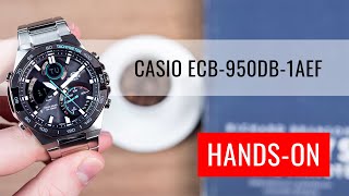 HANDSON Casio Edifice ECB950DB1AEF [upl. by Zzahc]