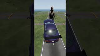 Super cars VS Godzilla beamngdrive beamng short [upl. by Akisej179]