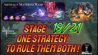 Watcher of Realms Artifact Material Raid STAGE 1921 ALL you need to know 😁 [upl. by Giamo444]