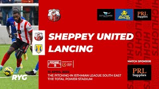 HIGHLIGHTS Sheppey United v Lancing [upl. by Mullane]