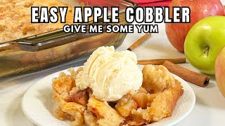 Ridiculously Easy APPLE COBBLER RECIPE Taste Bud Blowing Fall Dessert [upl. by Doscher]