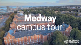 Medway campus tour  University of Greenwich [upl. by Tezzil405]