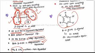 L09 Chemically and Magnetically equivalent nuclei in NMREasy concept with ExamplesMJS SIR [upl. by Reuben]