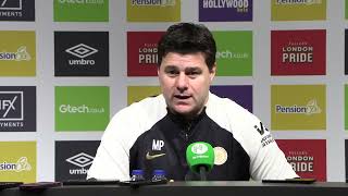 Mauricio Pochettino Post Match Interview  Brentford 22 Chelsea [upl. by Arvid]