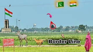 india pakistan border  Pakistan india ferozpur  last Village 🤗 jhaidu vlog [upl. by Erick]