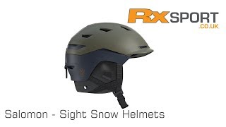 Salomon Sight Helmet  In Depth Review With RxSport [upl. by Firmin]