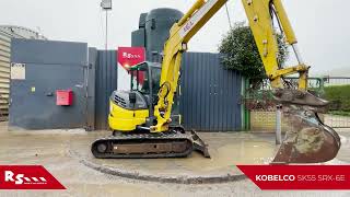 KOBELCO SK55 SRX6E  5T MINI EXCAVATOR  RS MACHINERY HIRE AND SALE [upl. by Eilyah]