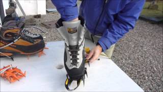 Fitting Grivel New Matic Crampons to Climbing Boots [upl. by Pendleton47]