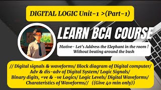 BCA First SemesterDIGITAL LOGIC Unit One1 ko Part1 in Nepali language🇳🇵BCA [upl. by Duane]