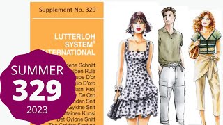 Sewing patterns Summer Lutterloh System 2023 no 329 [upl. by Kahn]