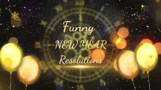 Funny New years resolutions [upl. by Siraf639]