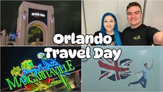 Orlando Travel Day  Cabana Bay  Manchester to MCO  CityWalk Orlando 2024 [upl. by Krock]