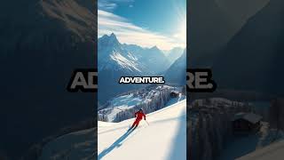 Epic Ski Adventures in the Stunning Swiss Alps Shorts [upl. by Archy]