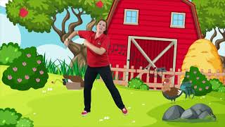 I saw a Little Rooster  hey dee ho  Auslan signs  songs for kids [upl. by Lach88]