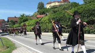 21 Treffen der Historischen Trachten von Altbayern in Neubeuern 2024 [upl. by Atilrak]