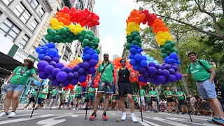 NYC Pride March Highlights From the Worlds Biggest LGBTQ Pride Parade  NBC New York [upl. by Sverre]