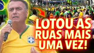 BOLSONARO LOTOU AS RUAS DE NOVO E FEZ DISCURSO FORTE EM SÃO PAULO ESQUERDA FICOU DESESPERADA [upl. by Mariken]