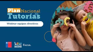 Webinar Conociendo el Plan Nacional de Tutorías [upl. by Ragan]