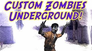 Custom Zombies quotUNDERGROUNDquot  CHICKEN EASTER EGG CoD WaW Custom Zombies [upl. by Nhguaved369]