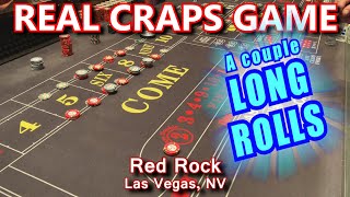 HOT amp COLD TABLE  Live Craps Game 55  Red Rock Casino Las Vegas NV  Inside the Casino [upl. by Arednaxela]