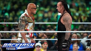 FULL MATCH  The Rock vs Undertaker  WRESTLEMANIA Backlash 2024 [upl. by Orsola284]